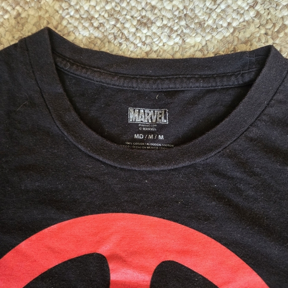 Dead Pool Marvel Black Short Sleeve T Shirt Size Medium Adult - Picture 4 of 7